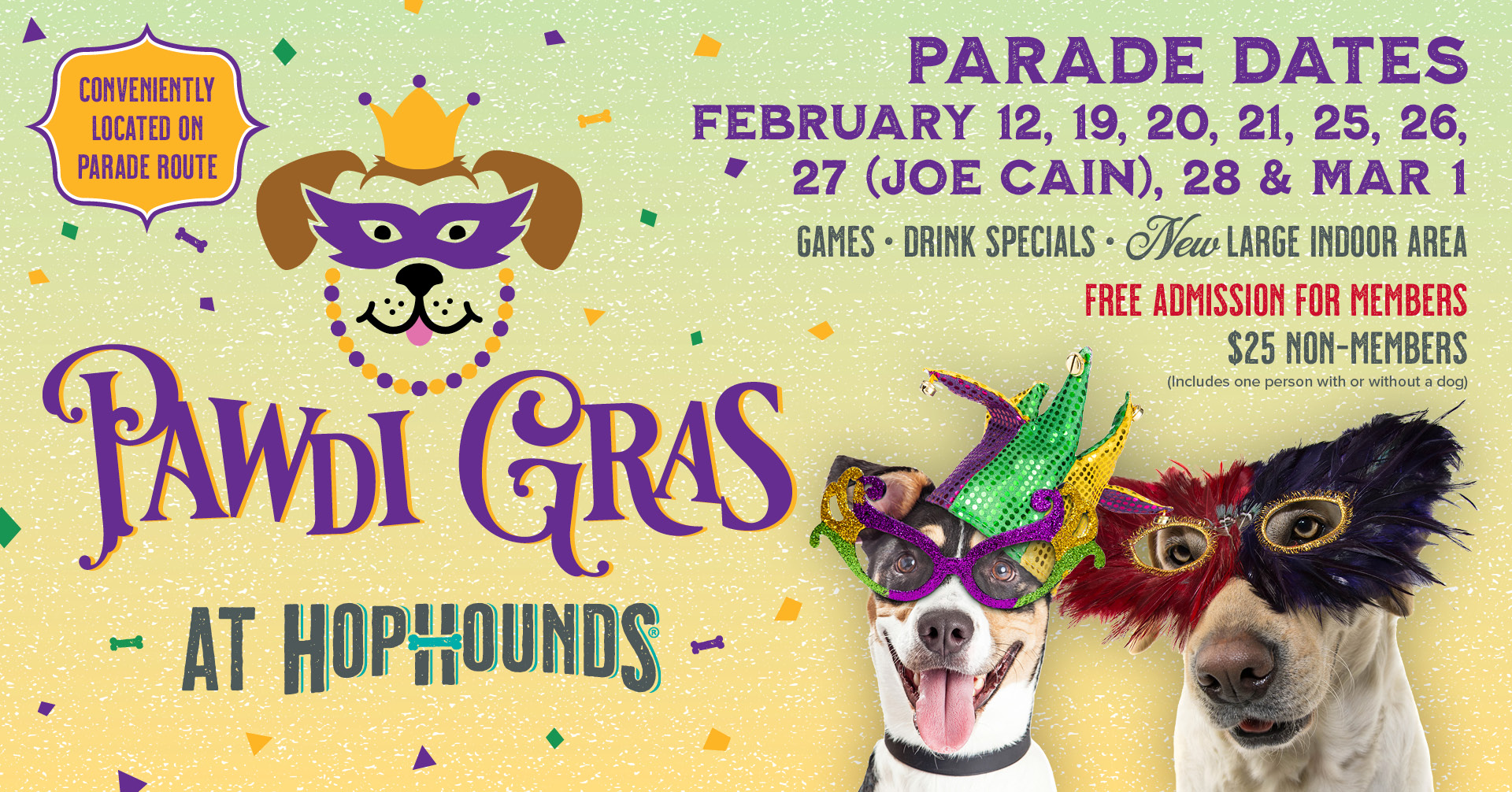 Pawdi Gras Event